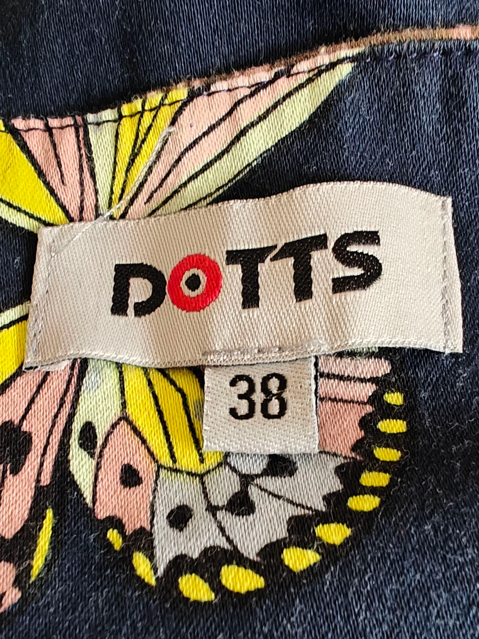 Vestido azul-escuro lindo da Dotts com estampa de borboletas coloridas – photo 2